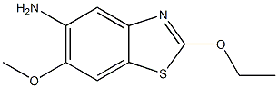 Benzothiazole, 5-amino-2-ethoxy-6-methoxy- (6CI) Struktur