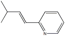 Pyridine, 2-(3-methyl-1-butenyl)- (6CI) Structure