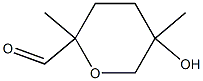 99115-09-0 Pyran-2-carboxaldehyde, tetrahydro-5-hydroxy-2,5-dimethyl- (6CI)