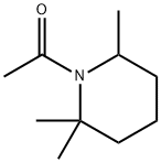 Piperidine, 1-acetyl-2,2,6-trimethyl- (6CI) 化学構造式