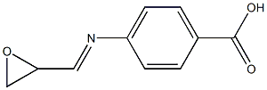 Benzoic acid, p-[(2,3-epoxypropylidene)amino]- (6CI) Struktur