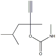 Carbamic acid, methyl-, 1-isobutyl-1-methyl-2-propynyl ester (6CI),99189-00-1,结构式