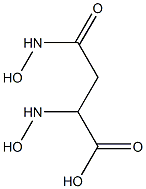 Succinamic acid, N-hydroxy(hydroxyamino)- (6CI) Struktur