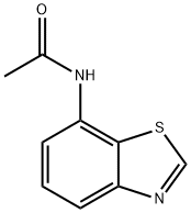 Benzothiazole, 7-acetamido- (6CI) Structure