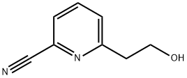 Picolinonitrile, 6-(2-hydroxyethyl)- (6CI) Structure
