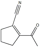 1-Cyclopentene-1-carbonitrile, 2-acetyl- (6CI),99768-89-5,结构式