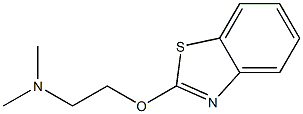 Benzothiazole, 2-(2-dimethylaminoethoxy)- (6CI) 化学構造式