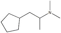 Cyclopentaneethylamine, N,N,-alpha--trimethyl- (6CI) Structure