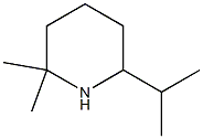 Piperidine, 6-isopropyl-2,2-dimethyl- (6CI) 化学構造式