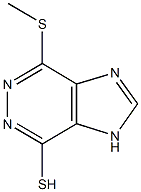 4-(methylsulfanyl)-1H-imidazo[4,5-d]pyridazin-7-yl hydrosulfide|