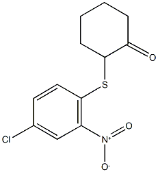 2-({4-chloro-2-nitrophenyl}sulfanyl)cyclohexanone|