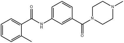 1002871-33-1 2-methyl-N-{3-[(4-methyl-1-piperazinyl)carbonyl]phenyl}benzamide