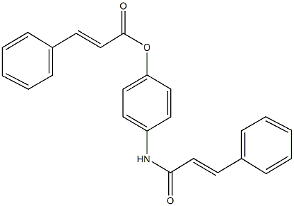 4-(cinnamoylamino)phenyl 3-phenylacrylate 结构式