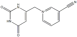 3-cyano-1-[(2,6-dioxo-1,2,3,6-tetrahydro-4-pyrimidinyl)methyl]pyridinium|