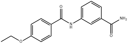 3-[(4-ethoxybenzoyl)amino]benzamide Structure