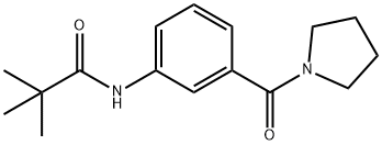 1003701-98-1 2,2-dimethyl-N-[3-(1-pyrrolidinylcarbonyl)phenyl]propanamide