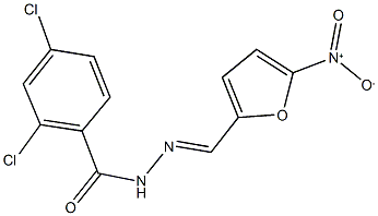 2,4-dichloro-N'-({5-nitro-2-furyl}methylene)benzohydrazide|