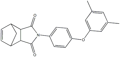 4-[4-(3,5-dimethylphenoxy)phenyl]-4-azatricyclo[5.2.1.0~2,6~]dec-8-ene-3,5-dione,1005053-21-3,结构式