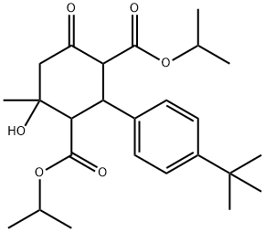 1005099-44-4 diisopropyl 2-(4-tert-butylphenyl)-4-hydroxy-4-methyl-6-oxocyclohexane-1,3-dicarboxylate