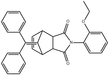 10-(diphenylmethylene)-4-(2-ethoxyphenyl)-4-azatricyclo[5.2.1.0~2,6~]dec-8-ene-3,5-dione|