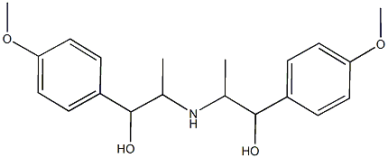 2-{[2-hydroxy-2-(4-methoxyphenyl)-1-methylethyl]amino}-1-(4-methoxyphenyl)-1-propanol 结构式