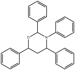 2,3,4,6-tetraphenyl-1,3-oxazinane Struktur