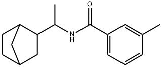 N-(1-bicyclo[2.2.1]hept-2-ylethyl)-3-methylbenzamide Structure