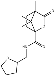 4,7,7-trimethyl-3-oxo-N-(tetrahydro-2-furanylmethyl)-2-oxabicyclo[2.2.1]heptane-1-carboxamide,1005127-79-6,结构式