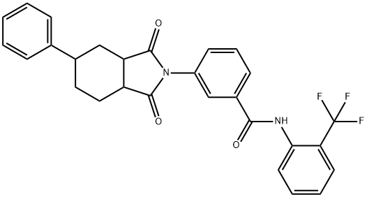 1005130-52-8 3-(1,3-dioxo-5-phenyloctahydro-2H-isoindol-2-yl)-N-[2-(trifluoromethyl)phenyl]benzamide