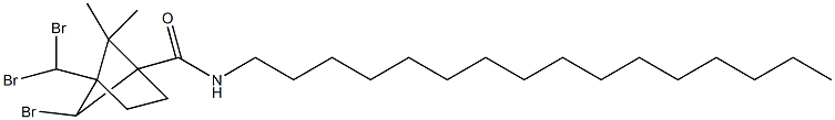 6-bromo-4-(dibromomethyl)-N-hexadecyl-5,5-dimethylbicyclo[2.1.1]hexane-1-carboxamide Structure