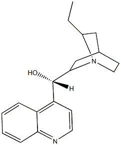 (S)-(6-ethyl-1-azabicyclo[2.2.2]oct-2-yl)(4-quinolinyl)methanol Struktur