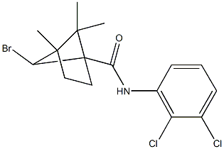 6-bromo-N-(2,3-dichlorophenyl)-4,5,5-trimethylbicyclo[2.1.1]hexane-1-carboxamide 结构式