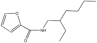 N-(2-ethylhexyl)-2-furamide 结构式