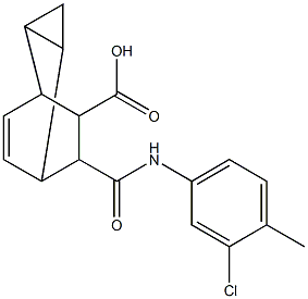 1005245-09-9 7-[(3-chloro-4-methylanilino)carbonyl]tricyclo[3.2.2.0~2,4~]non-8-ene-6-carboxylic acid