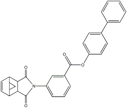 [1,1'-biphenyl]-4-yl 3-(3,5-dioxo-4-azatetracyclo[5.3.2.0~2,6~.0~8,10~]dodec-11-en-4-yl)benzoate|