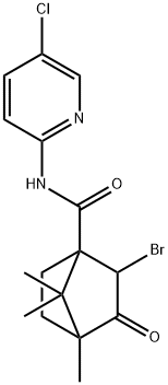 1005266-06-7 2-bromo-N-(5-chloro-2-pyridinyl)-4,7,7-trimethyl-3-oxobicyclo[2.2.1]heptane-1-carboxamide