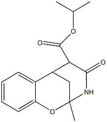 isopropyl 9-methyl-11-oxo-8-oxa-10-azatricyclo[7.3.1.0~2,7~]trideca-2,4,6-triene-12-carboxylate|