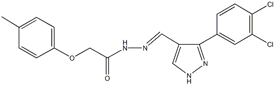 1005672-08-1 N'-{[3-(3,4-dichlorophenyl)-1H-pyrazol-4-yl]methylene}-2-(4-methylphenoxy)acetohydrazide