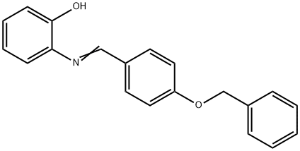 2-{[4-(benzyloxy)benzylidene]amino}phenol Structure