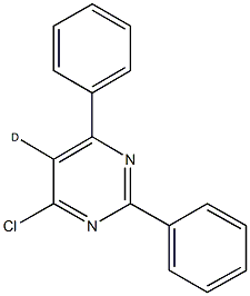 4-chloro-2,6-diphenylpyrimidine d_1_ Struktur