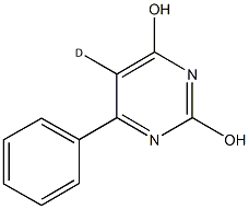 6-phenyl-2,4-pyrimidinediol d_1_ Structure