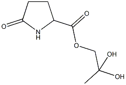 2,2-dihydroxypropyl 5-oxo-2-pyrrolidinecarboxylate Structure