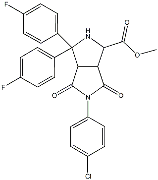 1008376-77-9 methyl 5-(4-chlorophenyl)-3,3-bis(4-fluorophenyl)-4,6-dioxooctahydropyrrolo[3,4-c]pyrrole-1-carboxylate