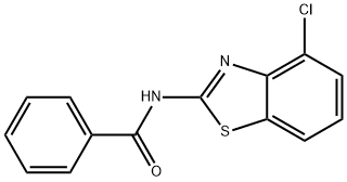 N-(4-chloro-1,3-benzothiazol-2-yl)benzamide Struktur