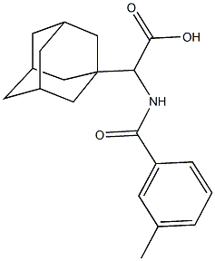 1008985-77-0 1-adamantyl[(3-methylbenzoyl)amino]acetic acid