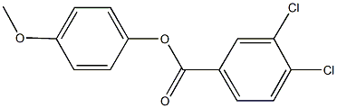 4-methoxyphenyl 3,4-dichlorobenzoate,101095-30-1,结构式