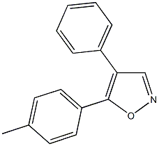 5-(4-methylphenyl)-4-phenylisoxazole Struktur