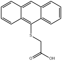 (9-anthrylsulfanyl)acetic acid Structure