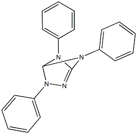 3,5,6-Triphenyl-2,3,5,6-tetraazabicyclo[2.1.1]hex-1-ene 结构式