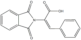 2-(1,3-dioxo-1,3-dihydro-2H-isoindol-2-yl)-3-phenylacrylic acid Structure